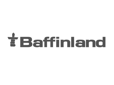 Baffinland logo grayscale